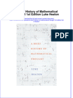 Download textbook A Brief History Of Mathematical Thought 1St Edition Luke Heaton ebook all chapter pdf 
