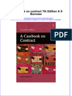 Download pdf A Cason Contract 7Th Edition A S Burrows ebook full chapter 
