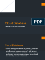 Cloud Database