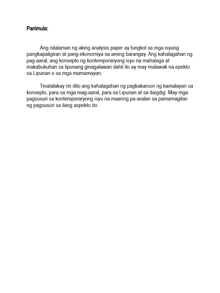 Analysis Paper (Miami) | PDF