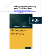 Download textbook A Case Based Approach To Emergency Psychiatry 1St Edition Maloy ebook all chapter pdf 