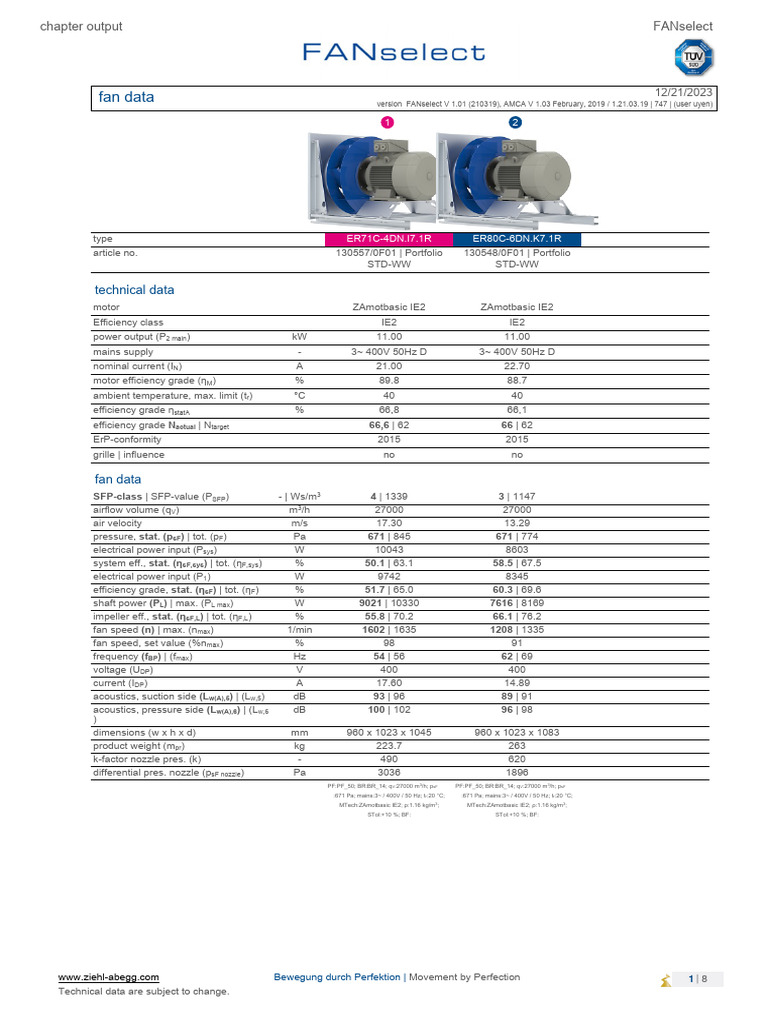 Plug Fan Pdf Physical Quantities Electronics