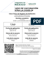 5.0 Certificado de Vacunación COVID