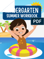 Summer Kindergarten Workbook For Kids