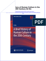 Download pdf A Brief History Of Human Culture In The 20Th Century Qi Xin ebook full chapter 