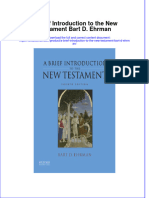 Download pdf A Brief Introduction To The New Testament Bart D Ehrman ebook full chapter 