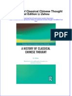 Download pdf A History Of Classical Chinese Thought 1St Edition Li Zehou ebook full chapter 