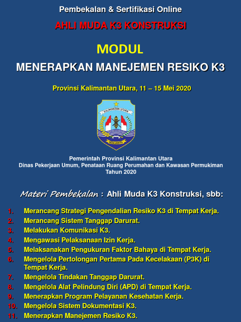 Menerapkan Manajemen Risiko K3 Pdf