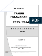 Ujian Bahasa Inggris 2024 - Paket B