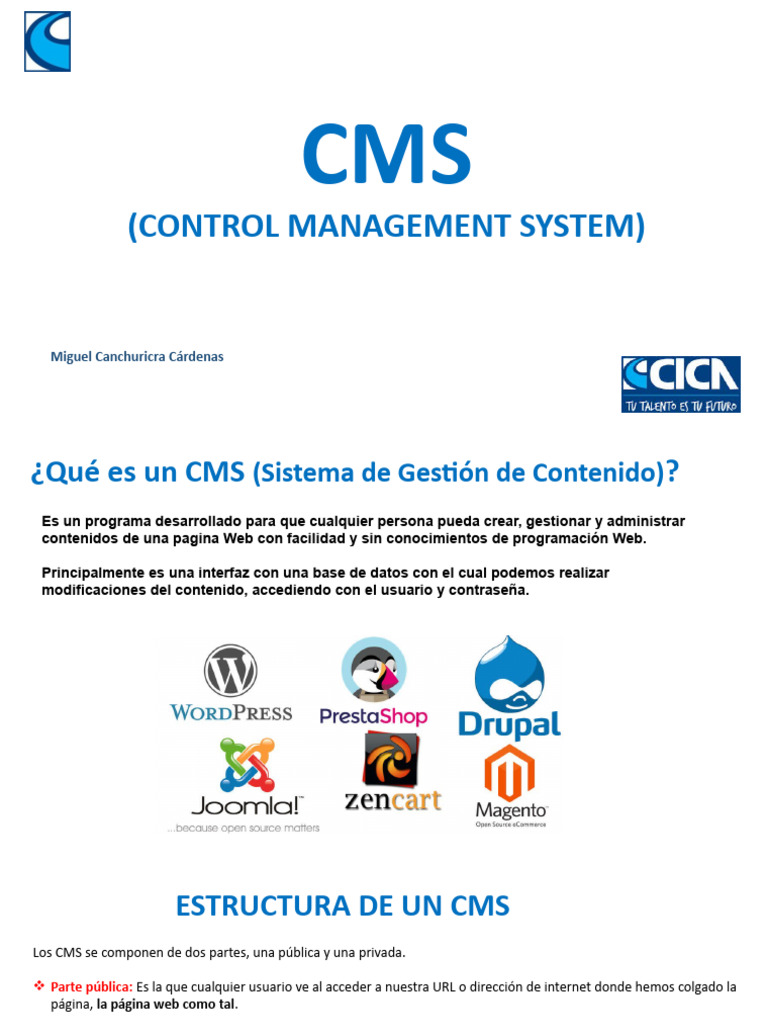 Guía Completa de CMS y WordPress | PDF | Word Press | Servidor web