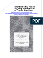 Download textbook A Formula For Eradicating Racism Debunking White Supremacy 1St Edition Timothy Mcgettigan ebook all chapter pdf 