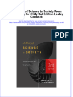 PDF A History of Science in Society From Philosophy To Utility 3Rd Edition Lesley Cormack Ebook Full Chapter