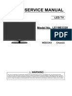 Haier LE19B3320 - MSD3393 Schematic and Manual PDF
