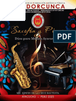 EDWIN DE LA CRUZ BAUTISTA : Saxofón y Piano Dúos para la música Ayacuchana