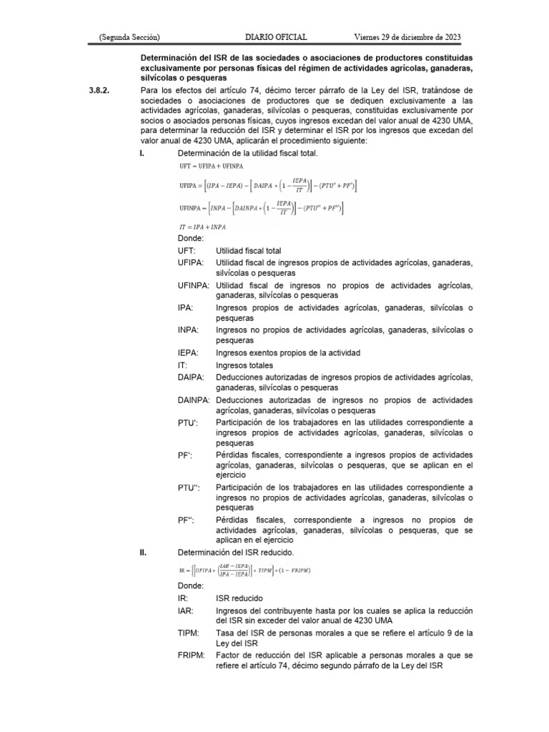 Regla 3.8.2 | PDF | Impuesto sobre la renta | Dividendo