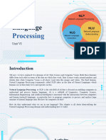 Class X Unit VI Natural Language Processing