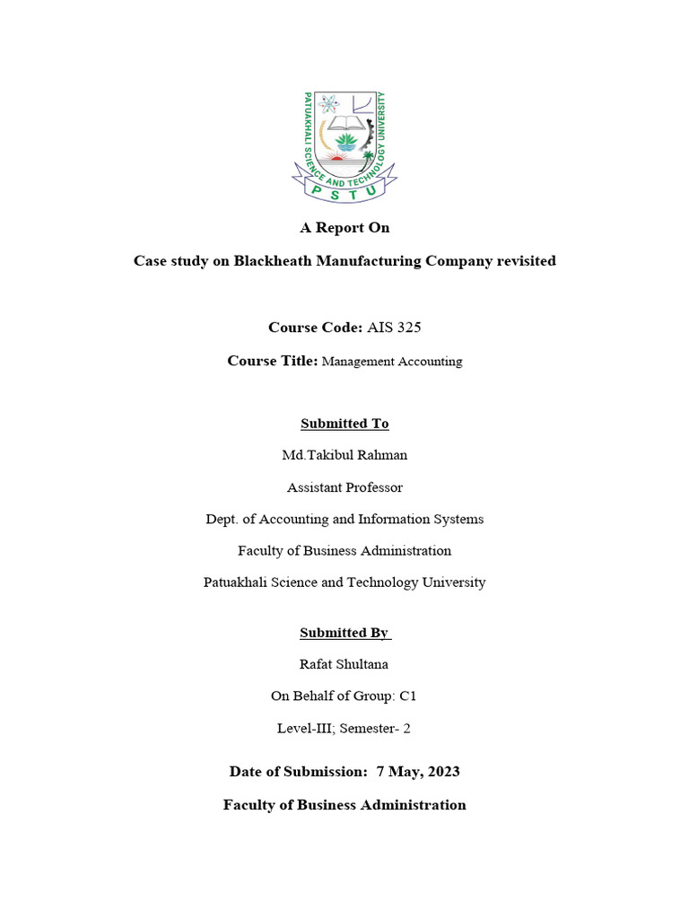Ais report docx final pdf cost of goods sold expense