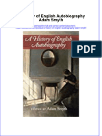 Download pdf A History Of English Autobiography Adam Smyth ebook full chapter 