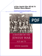 Download pdf A History Of The Jewish War Ad 66 74 1St Edition Steve Mason ebook full chapter 