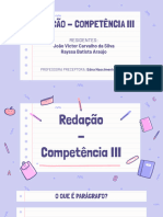 Redação - Competência III