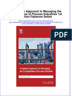 Textbook A Systems Approach To Managing The Complexities of Process Industries 1St Edition Fabienne Salimi Ebook All Chapter PDF
