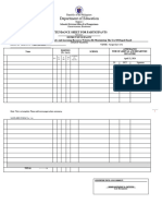 Lac Attendance Sheet Participants