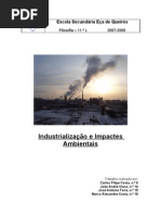 Industrialização e Impactes Ambientais