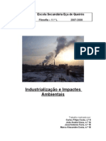 Industrialização e Impactes Ambientais