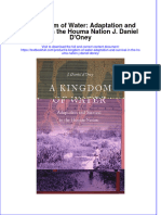 Download pdf A Kingdom Of Water Adaptation And Survival In The Houma Nation J Daniel Doney ebook full chapter 