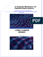 ebffiledoc_288Download pdf A Course In Quantum Mechanics 1St Edition Nandita Rudra Author ebook full chapter 