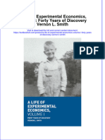 Download textbook A Life Of Experimental Economics Volume I Forty Years Of Discovery Vernon L Smith ebook all chapter pdf 