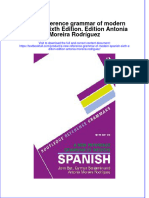 Download pdf A New Reference Grammar Of Modern Spanish Sixth Edition Edition Antonia Moreira Rodriguez ebook full chapter 