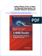 Textbook A Nime Reader Fifteen Years of New Interfaces For Musical Expression 1St Edition Alexander Refsum Jensenius Ebook All Chapter PDF