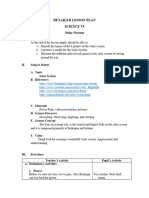 5 Detailed Lesson Plan Solar System