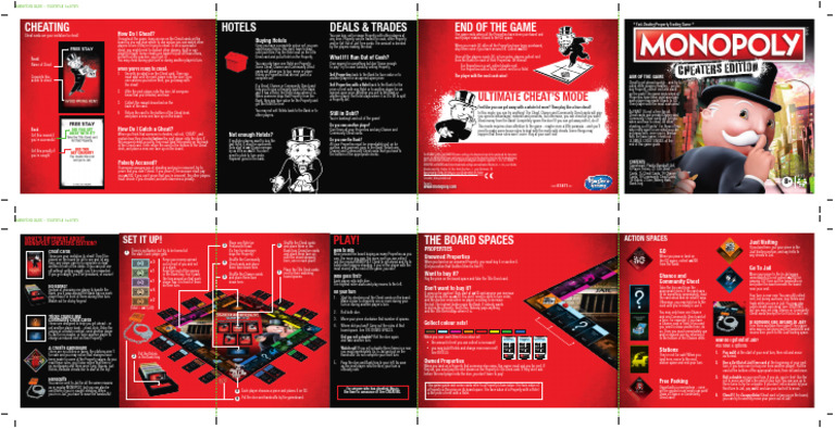 Monopoly Cheaters Edition Rules Guide | PDF