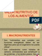 Macronutrientes y Micronutrientes