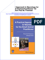PDF A Practical Approach To Neurology For The Small Animal Practitioner 1St Edition Paul M Freeman Ebook Full Chapter