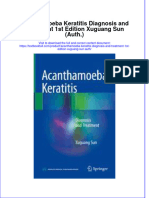 Textbook Acanthamoeba Keratitis Diagnosis and Treatment 1St Edition Xuguang Sun Auth Ebook All Chapter PDF