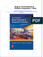 Download textbook Accounting For Governmental Nonprofit Entities Jacqueline L Reck ebook all chapter pdf 