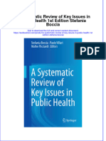 Download textbook A Systematic Review Of Key Issues In Public Health 1St Edition Stefania Boccia ebook all chapter pdf 