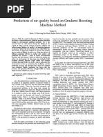 Prediction of Air Quality Based On Gradient Boosting Machine Method