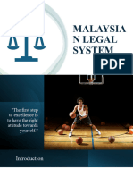 MALAYSIAN LEGAL SYSTEM