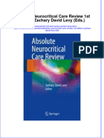 Textbook Absolute Neurocritical Care Review 1St Edition Zachary David Levy Eds Ebook All Chapter PDF