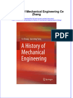 PDF A History of Mechanical Engineering Ce Zhang Ebook Full Chapter