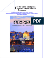 PDF A History of The World S Religions Fourteenth Edition Edition Blake R Grangaard Ebook Full Chapter
