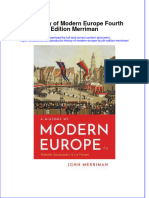 PDF A History of Modern Europe Fourth Edition Merriman Ebook Full Chapter