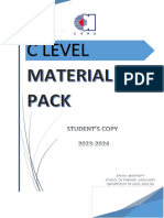C Level 2023-2024 Material Pack SC