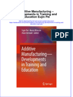 Download textbook Additive Manufacturing Developments In Training And Education Eujin Pei ebook all chapter pdf 