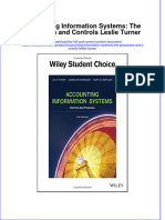Download textbook Accounting Information Systems The Processes And Controls Leslie Turner ebook all chapter pdf 