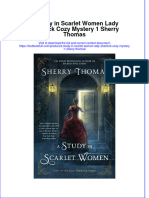 Textbook A Study in Scarlet Women Lady Sherlock Cozy Mystery 1 Sherry Thomas Ebook All Chapter PDF